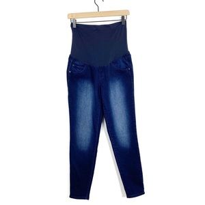 A Glow Over Belly Skinny Maternity Jegging Jeans